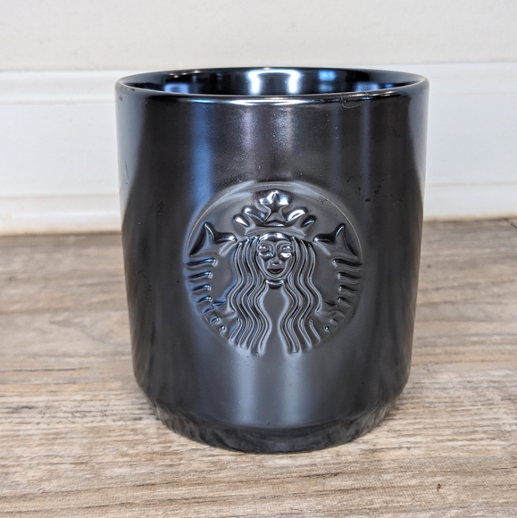 Starbucks 2022 IRIDESCENT BLUE 8 0Z. CERAMIC Double Wall Tumbler SHORT MUG - Picture 2 of 5